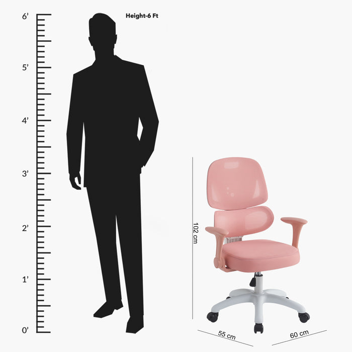 Ergonomic High-Back Kids Mesh Study Chair