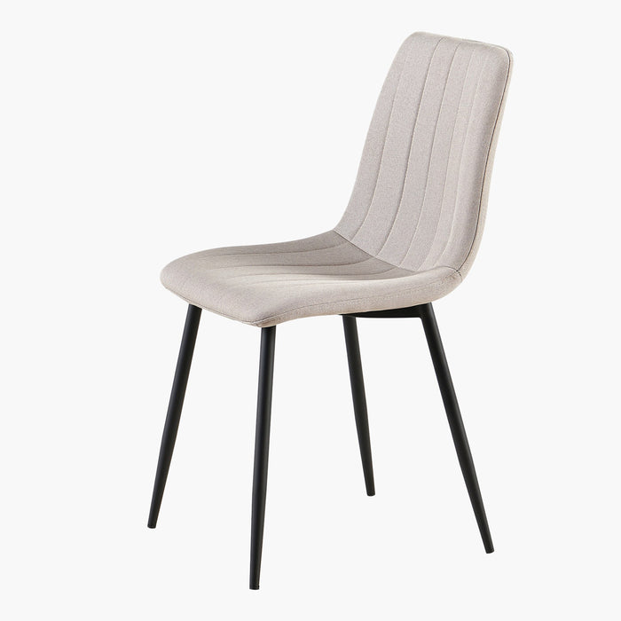8-Seater Modern Dining Set - Light Wood Finish