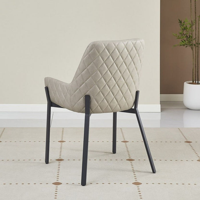 4-Seater XL Square Dining Set with 4 Chairs