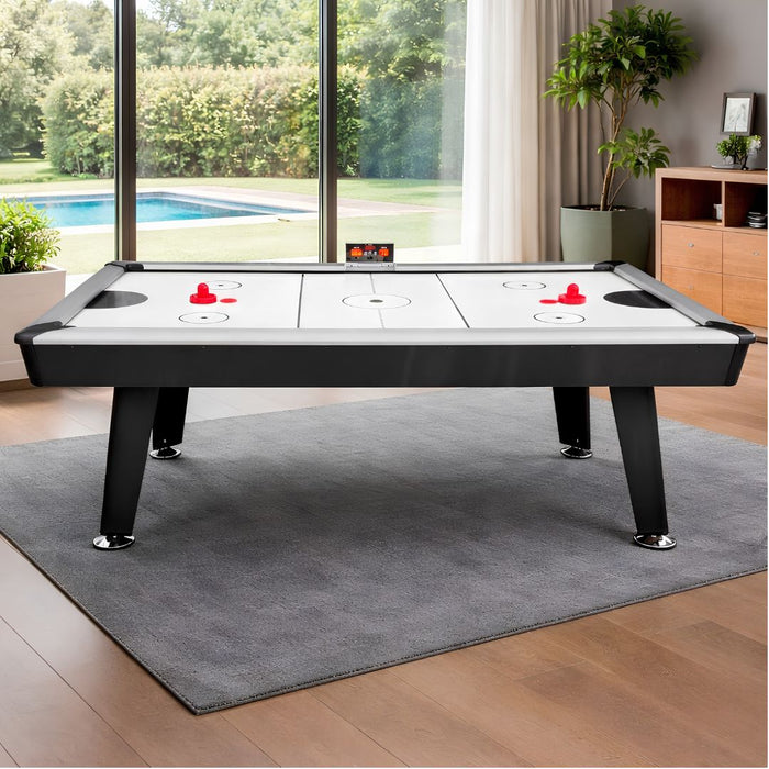 7ft Indoor Air Hockey Table with Electronic Scoreboard