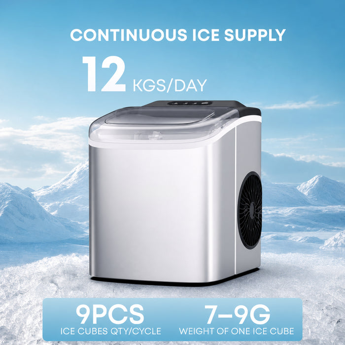 FrostMate Portable Bullet Ice Maker – 12kg/24H