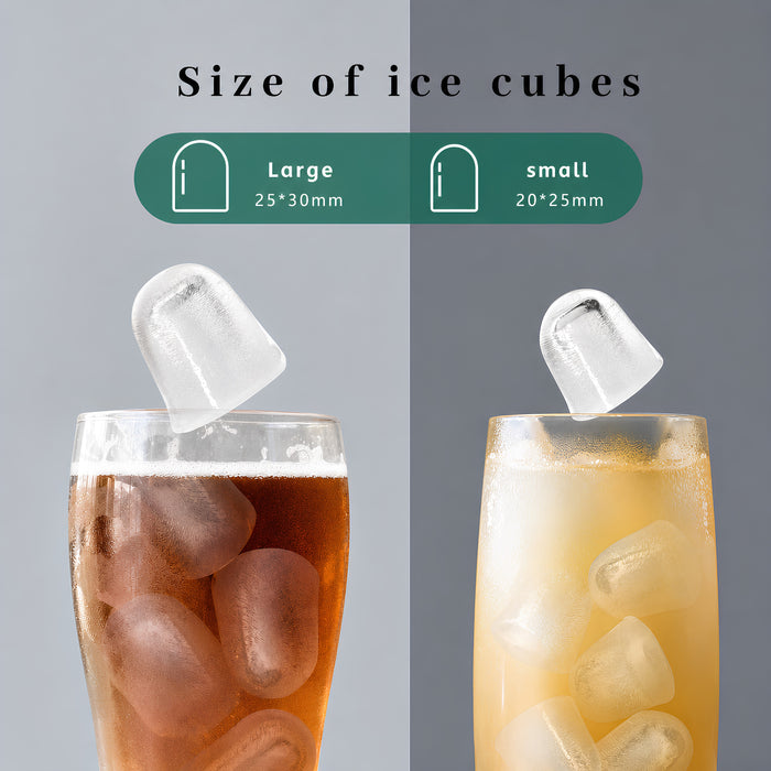 Portable Stainless Steel Ice Machine – 12kg/24H