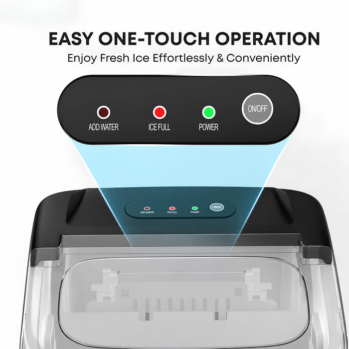 FrostMate Portable Bullet Ice Maker – 12kg/24H