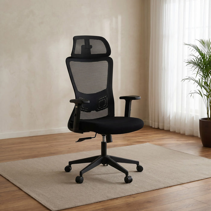Ergonomic High Back Office Chair with 2D Lumbar Support