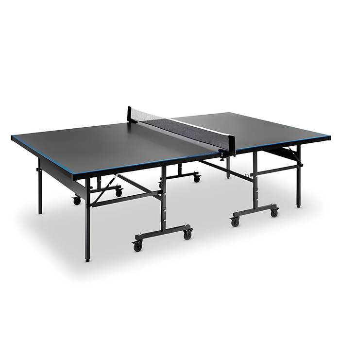 Professional 9ft Indoor Tennis Table | Foldable Ping Pong Table with Playback Mode