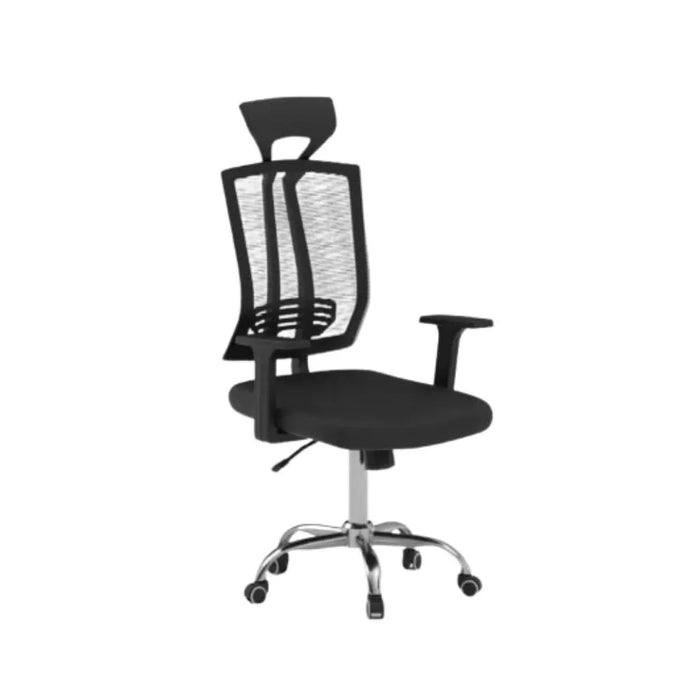 Modern Fabric Mesh High Back Swivel Chair Adjustable Height Ergonomic Executive Office Chair Comfortable Black Computer Chair