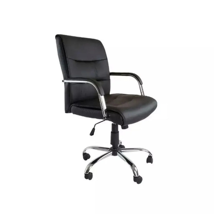 Classic Style Swivel High Back Leather Staff Office Room Computer Chairs