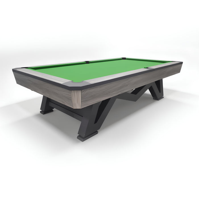 9ft Marble Billiard Table – Blue, Burgundy & Green