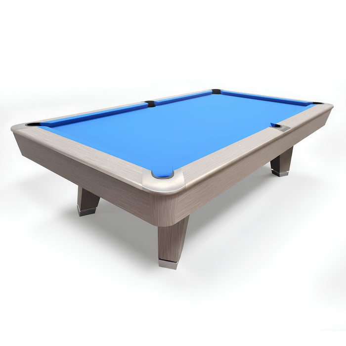 9FT Premium Marble Billiard Table – Blue, Burgundy & Green