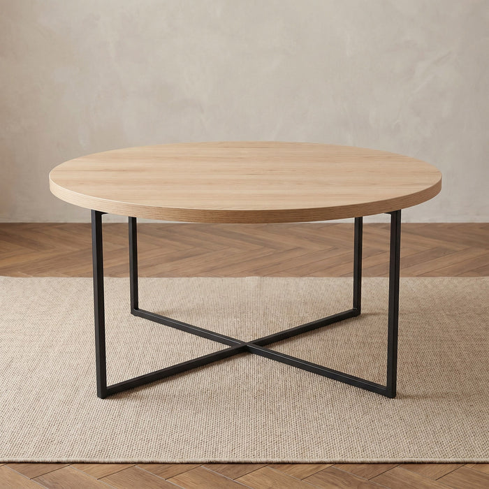Modern Round Coffee Table  (80 cm x 40 cm)
