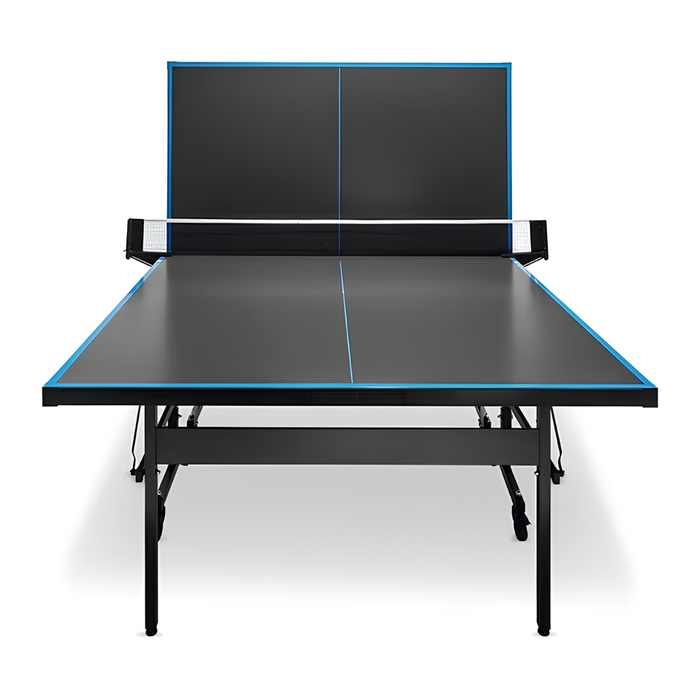 Professional 9ft Indoor Tennis Table | Foldable Ping Pong Table with Playback Mode