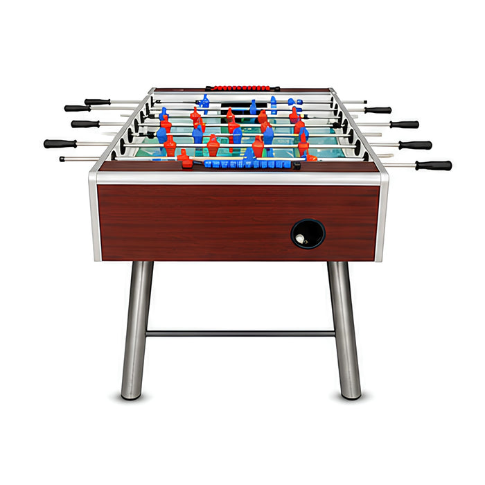 Foosball Table with Glass Top & 25mm Steel Legs