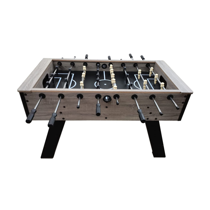 Wood Grain Foosball Table with Hollow Steel Rods