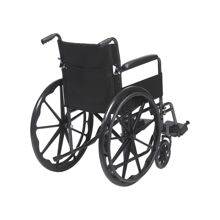 Ergonomic High Back Lightweight Steel Manual Wheelchair