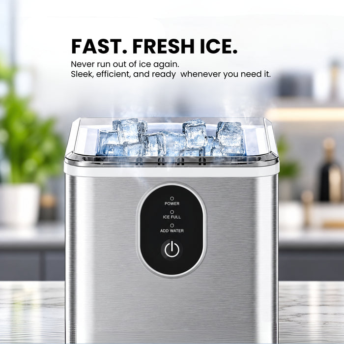 Portable Ice Maker 12kg/24H – Small Bullet Ice Machine