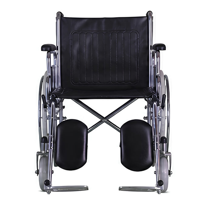 Self-Propelled Wheelchair with Elevating Leg Rests & Calf Support