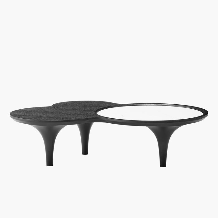 Modern Sintered Stone Organic Shape Coffee Table