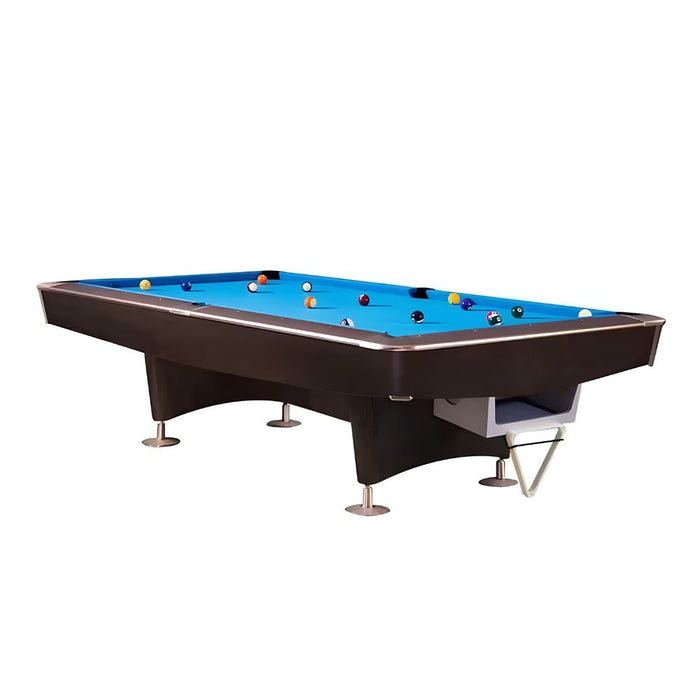 8FT Professional Billiard Pool Table with Marble Slate & Ball Return System