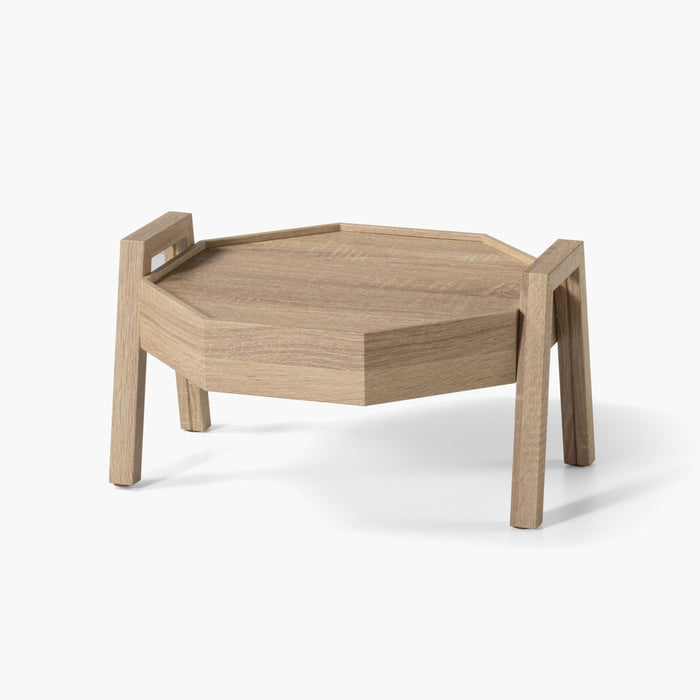 5-Piece Octagonal Wooden Coffee Table Set