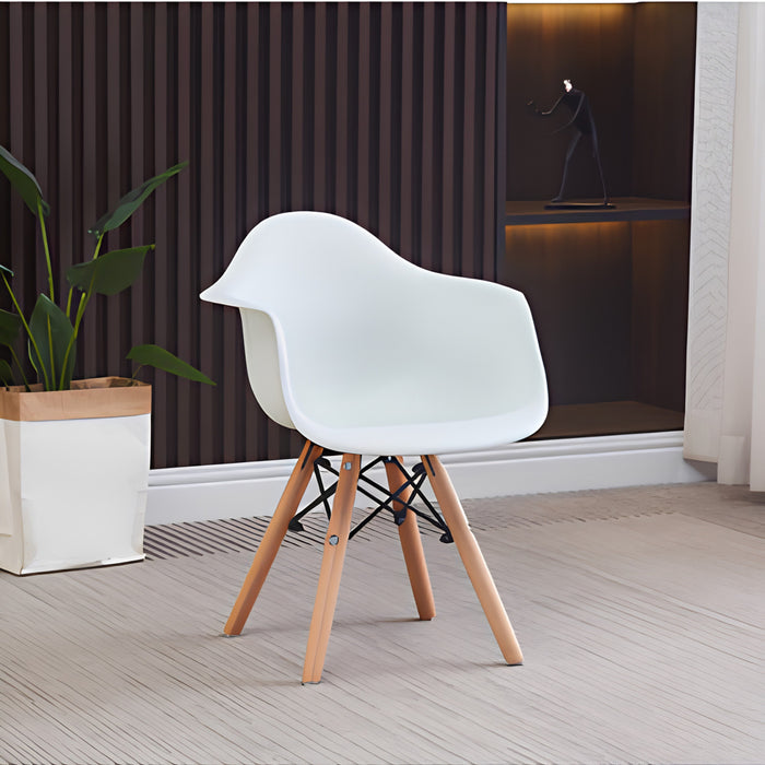 2-Seater Modern Dining Set with 2 Chairs