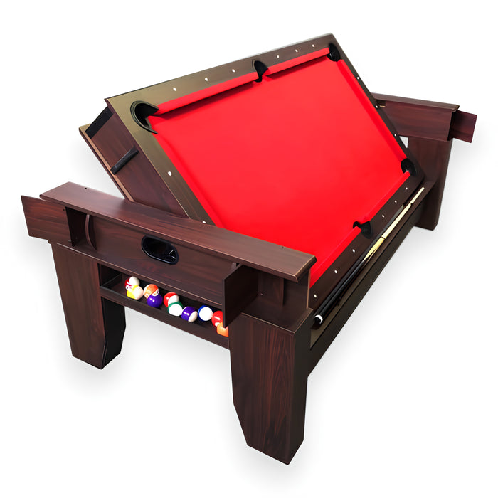 7FT 2-in-1 Multi-games Billiard & Air Hockey Table