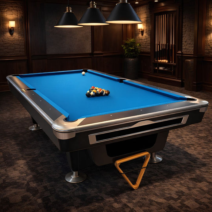 8ft Commercial Billiard Pool Table with 25 mm 3-Piece Slate