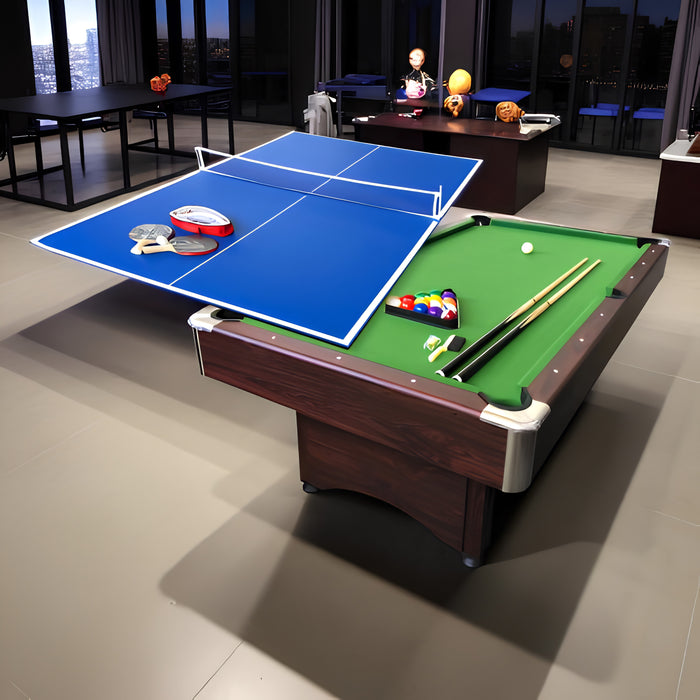 7FT Multi-Game Pool & Table Tennis Table