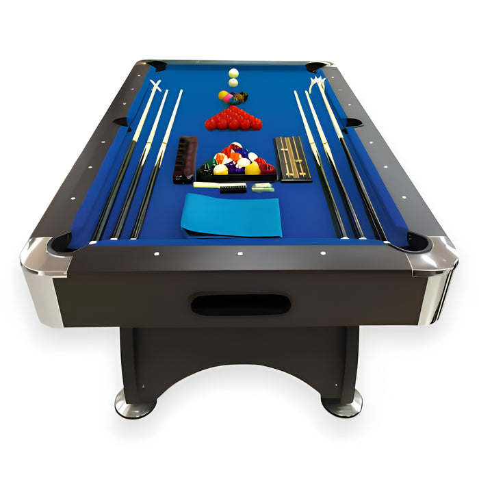 7FT Billiards Pool Table with Full Accessories – Red, Green & Blue
