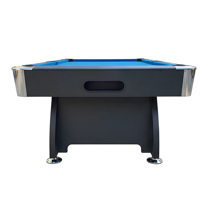 8 FT Blue Wooden Pool Table – Professional Billiard Table with Accessories