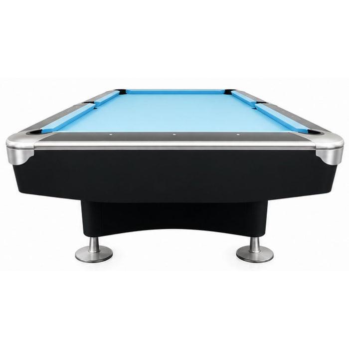 9ft Modern Black Slate Billiard Pool Table with Ball Return