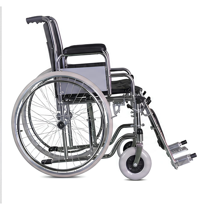 Self-Propelled Wheelchair with Elevating Leg Rests & Calf Support