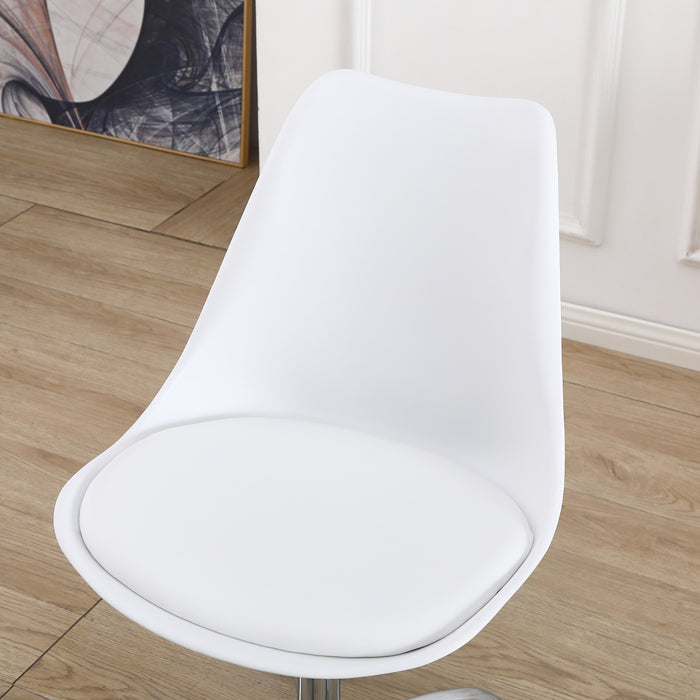 Modern Polypropylene Office Chair with Chrome Base