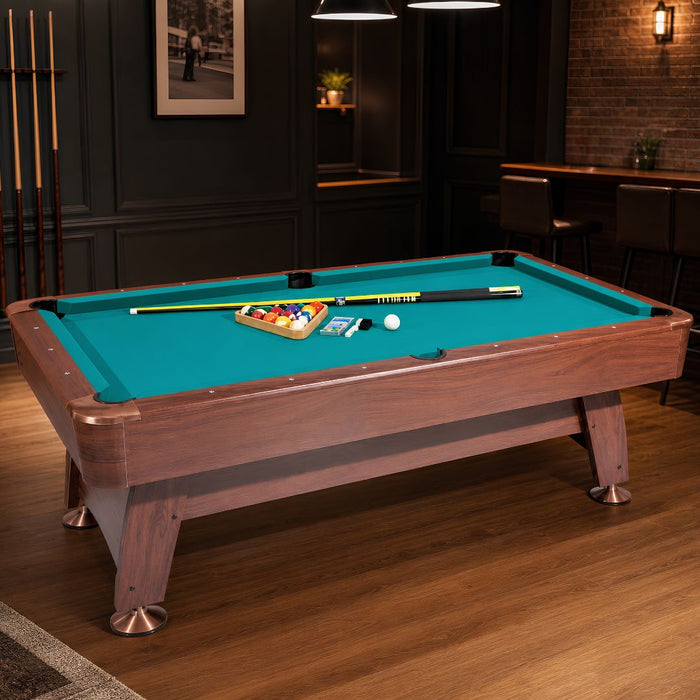 9FT Luxury Wooden Billiard Pool Table for Home