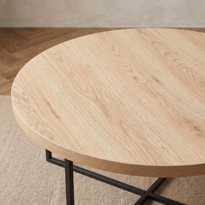 Modern Round Coffee Table  (80 cm x 40 cm)