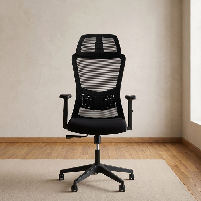 Ergonomic High Back Office Chair with 2D Lumbar Support