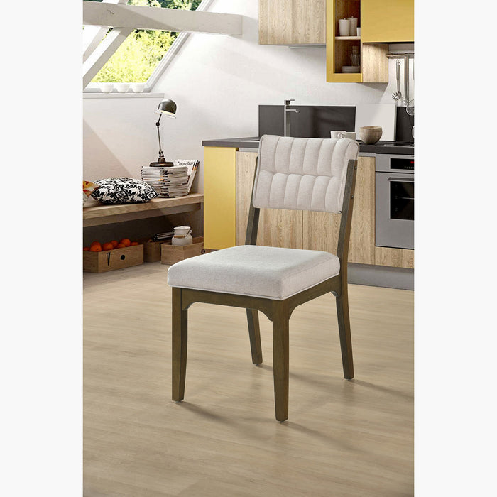 6-Seater Wooden Dining Set with Storage Bench