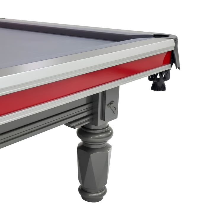 Premium Wooden Billiard Pool Table with Dark Grey Cloth