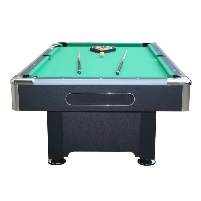 8FT MDF Billiard Pool Table with Green Velvet Playing Surface
