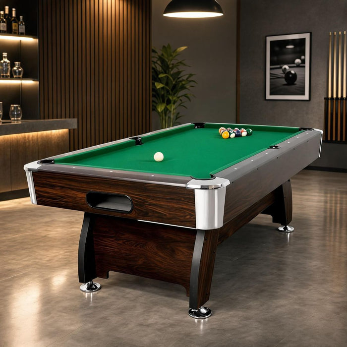 Wooden Billiard Pool Table 8ft & 9ft