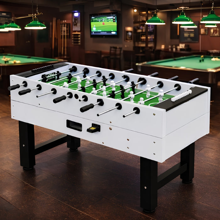 Commercial Coin-Operated Foosball Table | Black & White