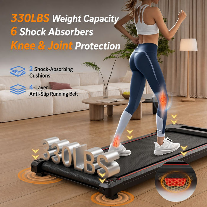 Under Desk Walking Treadmill | Compact Walking Pad for Home & Office