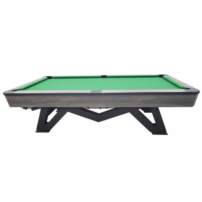 9ft Marble Billiard Table – Blue, Burgundy & Green