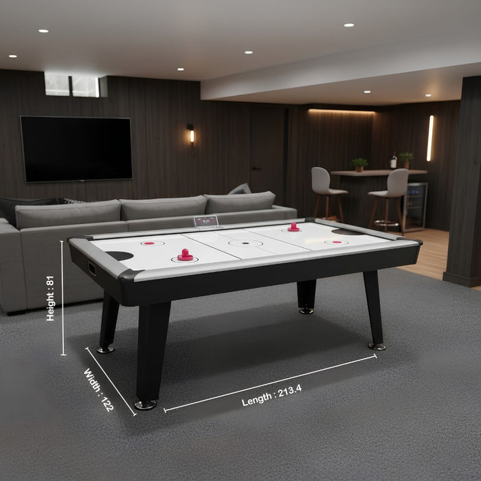 7ft Indoor Air Hockey Table with Electronic Scoreboard