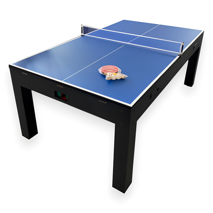 7FT 3-in-1 Multi-Game Table | Billiard, Table Tennis and Air Hockey Table