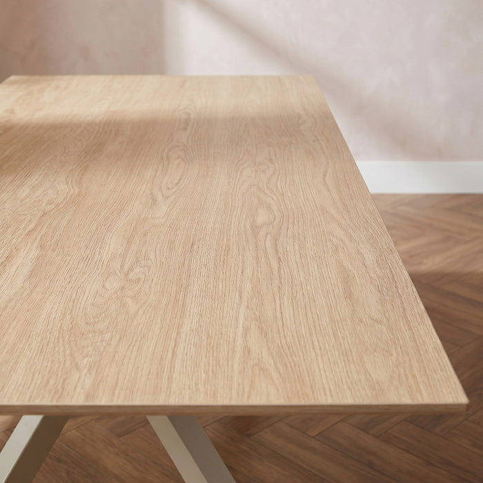 Modern 6-Seater Sintered Stone Dining Table Set with Armchairs