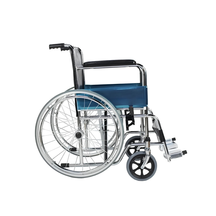Lightweight Foldable Manual Wheelchair with Durable Frame