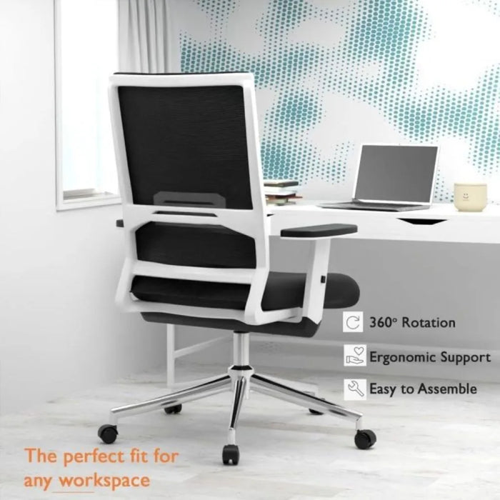 Modern Mid-Back Office Chair Executive Ergonomic Mesh Swivel Office Chairs Lift Adjustable Chair Prices