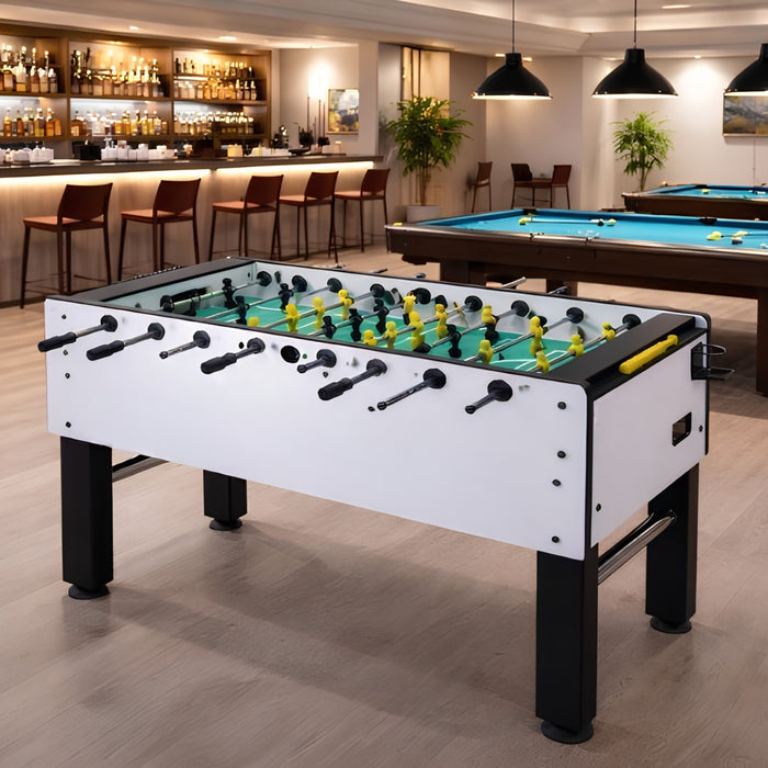 Semi-Commercial Foosball Table | White Finish