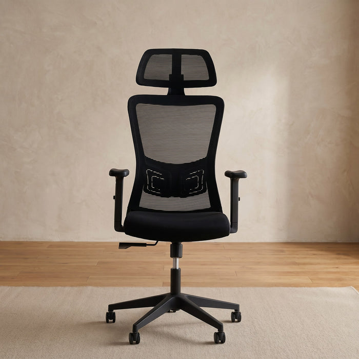 Ergonomic High Back Office Chair with 2D Lumbar Support
