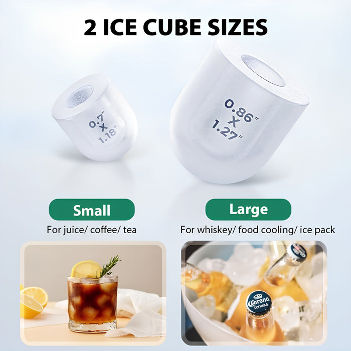 12KG/24H Countertop Ice Maker – Portable Self-Cleaning Ice Machine